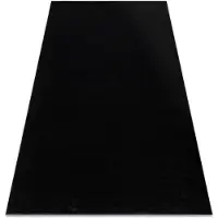 Rugsx Matta SOFTY plain, one colour svart 240x330 cm