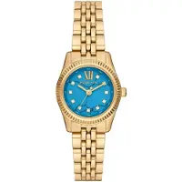 Michael Kors MK4813 Lexington Blå urtavla Damklocka 26mm gyllene