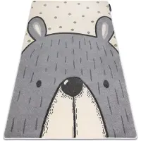 Rugsx Matta PETIT BEAR Björn grädde 240x330 cm
