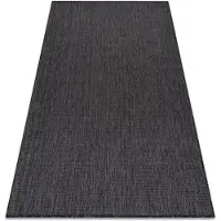 Rugsx Matta SISAL SION A5165A Melange Platt vävd svart 180x270 cm