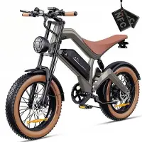 KUKIRIN Elcykel - DYU - M20 - Motor 1000W - Batteri 48V - 18.2Ah - Däck 20x4,0