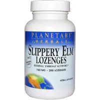 Planetary Herbals , Slippiga Elm Lozenges, Tangerin, 150 mg, 200 Lozenges