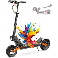 KUKIRIN JOYOR S8 - Trottinette électrique - Moteur 600 W - Max 90km/h - Batterie 48 V 26 Ah - Pneus 10 pouces - Pliable - Noir