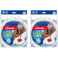 Vileda Vile Easywring och Clean Turbo Classic Microfibre Mop Refill Head Pack p 2