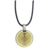 Zandona Lakhovsky MWO Halsband Multivågsoscillator Guldpläterad Energiskiva Hänge Halsband Balans Energi B