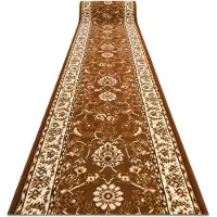 Rugsx Löpare BCF MORAD Klasyk Klassisk brun 90 cm 90x300 cm