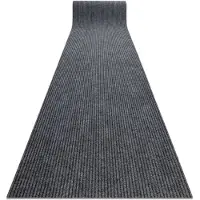 Rugsx Löpare - Dörrmatta halkskydd GIN 2126 utomhus, inomhus liverpool grå 80 cm 80x440 cm