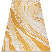 Rugsx Matta SISAL SION Marble 22169 Flat woven ecru / gul / beige 200x290 cm