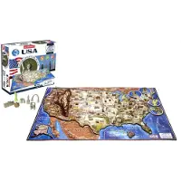 4D Cityscape USA History Time Puzzle