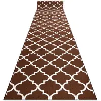 Rugsx Löpare anti-halk TRELLIS brun 30351 90 cm 90x360 cm