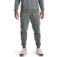 Under Armour herr Rival Fleece Joggers Pitch Grey Light Heather (012)/Onyx White 4X-Large Tall