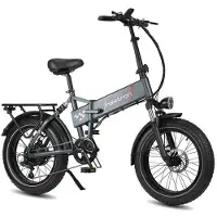 Maxtron Elcykel - Maxtron Paloris - Motor 500 W - Batteri 48V 13Ah - Räckvidd 45 km grå