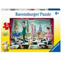 Ravensburger Ballet Repetition 60-bitars pussel fr barn - 05165 - Varje bit r unik. Delar passar perfekt ihop