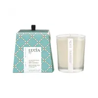 Pure Living Lucia - Soy Candle (50hrs)-Watercress & Chai Tea
