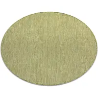 Rugsx Matta SISAL SION cirkel A5165A Melange Platt vävd grön cirkel 120 cm
