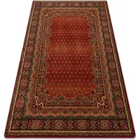 Rugsx Ullmatta POLONIA BARON vinröd 66x100 cm