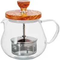 Hario " Teaor " Olive Wood Tea Pot 450 ml