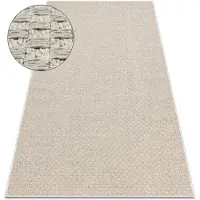 Rugsx Matta ORIGI 3661 beige - plattvävt SISAL-snöre 78x150 cm