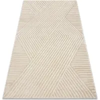 Rugsx Matta BALANCE 1503 taupe - Geometrisk, strukturell, glamour 120x170 cm