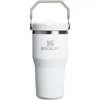 Stanley IceFlow 2.0 Flip halmglas med handtag 20 oz | Vrid p locket och fll upp sugrret | Lcksker vattenflaska | Isolerat rostfritt stl | B