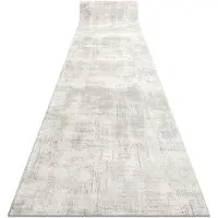 Rugsx Modern Löpare TULS 51231 vintage elfenben / grå 70 cm 70x710 cm