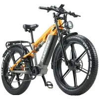 KUKIRIN Elcykel - RANDRIDE - YX80M-2 - Dubbelmotor 2000W - Batteri 48V 20Ah - Däck 26x4,0