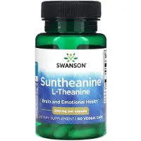 Swanson Health , Suntheanine L-Theanin, 200 mg, 60 Veggie Kapslar