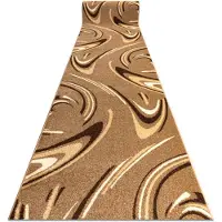 Rugsx Löpare HEAT-SET FRYZ COFFEE nut 120 cm 120x680 cm