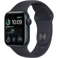 Apple Watch SE 3 GPS 40 mm Midnatt Aluminium MEHC4 Midnatt Sportband M/L