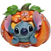 Enesco Jim Shore Disney Traditioner Lilo och Stitch Jack O'Lantern Figurine 4,02 tum Multicolor