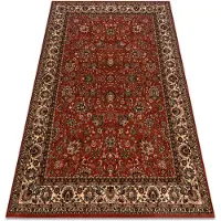 Rugsx Ullmatta KASHQAI 4362 200 prydnad rödvin / beige 240x340 cm