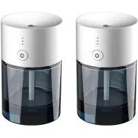 Wella 2X Billuftfräschare USB Uppladdningsbar Eterisk Oljespridare Rumsdoftspridare Cool Mist Luftfuktare Doftmaskin,A