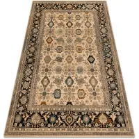 Rugsx Ullmatta OMEGA PARILLO Ram jadeit brun 170x235 cm