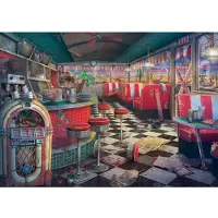 Ravensburger Abandoned Places: Decaying Diner - 1000 bitars pussel fr vuxna | Unik konstnrlig design hllbara bitar | FSC-certifierade material