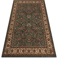 Rugsx Ullmatta KASHQAI 4362 410 prydnad grön / beige 200x300 cm