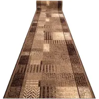 Rugsx Gångmatta halkskydd ESSENZA gummi beige 100 cm 100x420 cm