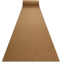 Rugsx Löpare - Dörrmatta halkskydd VIGOR utomhus, inomhus kokos brun 0226 100cm 100x120 cm