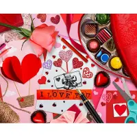 ATP Springbok Be My Valentine 500-bitars pussel fr vuxna - med frgglada alla hjrtans favoriter