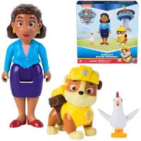 Paw Patrol Rubble Mayor Goodway & Chickaletta Figurer Barnleksaker fr pojkar och flickor frn 3 r och uppt