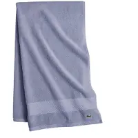 Lacoste Heritage 100 % Supima Bomull Badhandduk Ltt Denim 30" x 54" - Mycket absorberande och snabbtorkande Premium Super Mjuk Badhandduk Badr