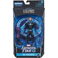 Marvel Hasbro Legends Series Fantastic Four 6" Collectible Action Figure Mr. Fantastic Toy Premium Design & 2 Accessories 1 Build-A-Figure-del