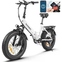 Samebike Vélo Électrique - SAMEBIKE - LOTDM200-II-FT-WH - 48V 13Ah - Autonomie 60-120 km - Pliant