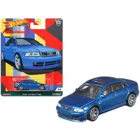 Hot Wheels Audi S4 Quattro med Sunroof Blue Metallic " Deutschland Design " Series Diecast Model Car By