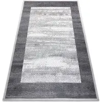 Rugsx Modern NOBLE matta 1512 64 Ram, grekisk vintage - structural två nivåer av hudna kräm / grå 180x270 cm