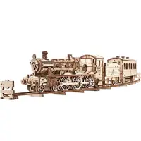 Ugears Hogwarts Express Mekanisk Trämodell Byggsats