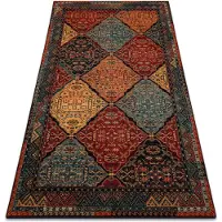 Rugsx Ullmatta POLONIA Astoria orientalisk, etnisk ruby 235x350 cm