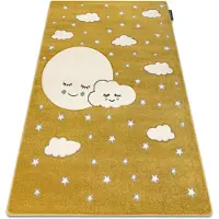 Rugsx Matta PETIT MOON stjärnor, moln guld 240x330 cm