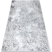 Rugsx Modern MEFE matta 8724 Ornament vintage - structural två nivåer av hudna grå 180x270 cm
