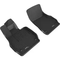 3D MAXpider 20-22 Chevrolet Corvette C8 20-22 Kagu Floor Mats - Black R1 - L1CH09611509