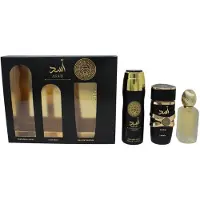 Lattafa Asad 3.4 Edp M + 1.7 Hair Mist+ 6.7 Body Spray (128606)